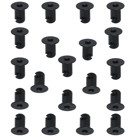 Hella Tough Aluminum Quarter Turn Fasteners With Flush Allen Head And Dzus Button Style for easy sheet metal mounting, 20 pack