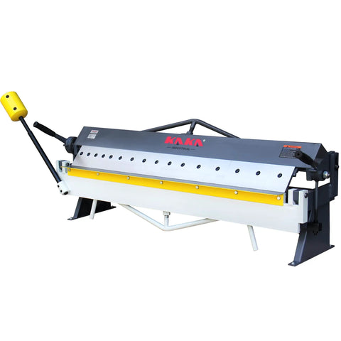 Built Tough 48 Inch Box And Pan Sheet Metal Brake Handling 16 Gauge Mild Steel With Quick Swap Fingers And Zero Drag Blade Gap Adjust For No Hassle Fabrication On A Busy Shop Floor
