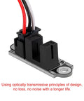 Close-up of Six Pack Optical Endstop Switches With 1M Cable For 3D Printers Photoelectric Light Control Limit Switch Module