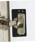 Stainless Steel Hinge Repair Kit Two Pack Durable Mending Plates For Cabinet Doors And Wardrobes Quick Installation Hinge Cup Plate