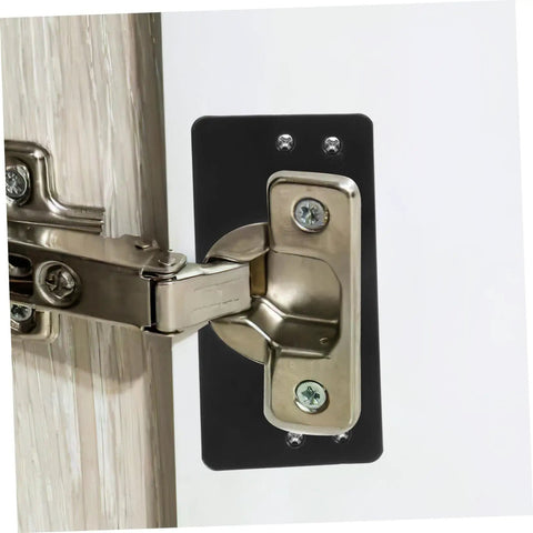 Stainless Steel Hinge Repair Kit Two Pack Durable Mending Plates For Cabinet Doors And Wardrobes Quick Installation Hinge Cup Plate