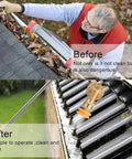 Pressure washer gutter cleaner attachment with 1/4" quick-connect, 240° pivot, 7-angle nozzle, 4500 PSI (Amazon)