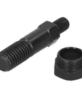 12mm Rivet Nut Head Kit With No Burr Smooth Design Heavy Duty Alloy Steel Hand Tool For Reliable Pro Grade Riveting Projects And Repairs On Metal Automotive Or DIY Metalwork., black 12mm alloy steel rivet nut head and threaded adapter