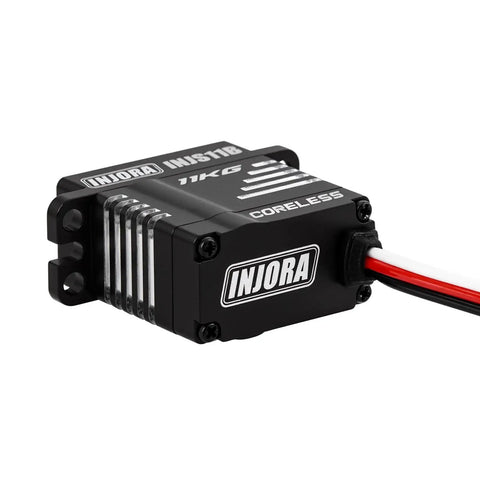11Kg Torque Coreless Servo With Mount And Horn For 1 To 24 Scale RC Cars SCX24 AX24, Built Tough And Water Resistant O Ring Seal