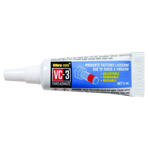 Threadlocker tube included with Pro Grade Torque Screwdriver With One Quarter Inch Drive Precise 10 To 70 Inch Pounds Adjustable Torque Laser Calibrated
