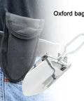 Mini Folding Shovel With Carrying Pouch For Camping And Hiking Stainless Steel Foldable Trowel on jeans with pouch