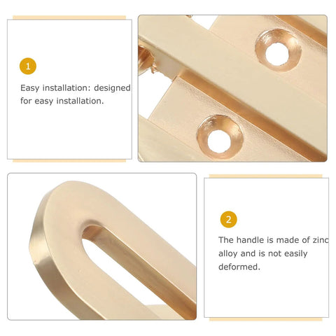 Close-up of Concealed Round Drawer Pulls Solid Brass Cabinet Knobs Vintage Vibe Style Single Hole Dresser Handles For Kitchen Cupboard