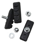 Eight Pack Bicycle Black Rubber Brake Pads 45mm For Road Bike C Type Braking System Durable Quiet Wet Weather Performance With Rim Protection Against Sand Dirt And Stones