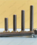 Top Tier Titanium Gr5 Hexagon Bolts Pack Of 5 M20 X 80mm High Strength Metric Fasteners Rigged For Heavy Duty Truck Work And Garage Restos Corrosion Ready Grip displayed in various sizes.