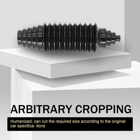 Rack and Pinion Boot Kit 2 Pack Silicone Inner Tie Rod Ball Covers for Most Cars, Trucks and SUVs Black Go-To Steering Boot Tool Set