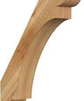 Rough Sawn Knee Brace In Western Red Cedar Six Inch Wide By Twenty Four Inch Deep By Thirty Six Inch High Olympic Style Handcrafted