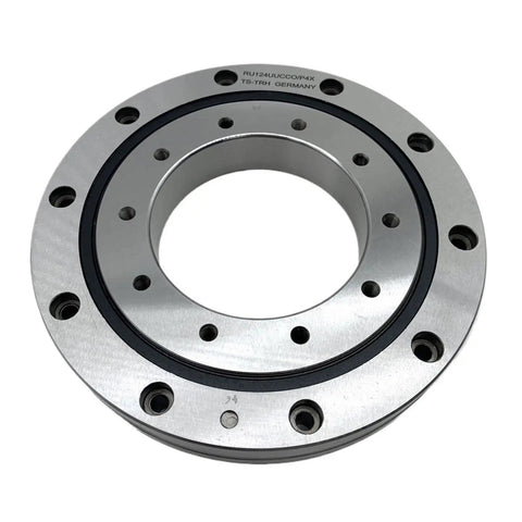 Rock Solid RU124XUUCC0 Cross Roller Slewing Bearing Knockout Precision For Robot Arms, precision metal design for smooth rotary action.