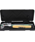 Mingzhe Digital Caliper 6in, IP54 Splashproof, Stainless Steel in protective case with measuring tools.