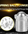 Top Shelf 304 Stainless Steel Ball Plungers Set Of Twenty Slick Positioning Beads for heavy duty clamps with spring mechanism.