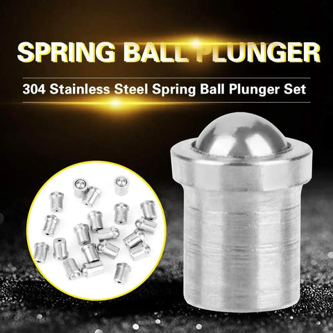 Top Shelf 304 Stainless Steel Ball Plungers Set Of Twenty Slick Positioning Beads for heavy duty clamps with spring mechanism.