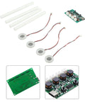 All In One DIY Humidifier Kit 5V Mist Maker Module Fogger Part With Atomizing Tablets Air Humidifying Component And Electronic Controller For Easy Humidity Boost In Small Projects, 5V board and mist tablets