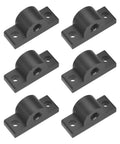 Six Pack M8 T Slot Leg Connectors Aluminum Corner Brackets For Profile Extrusion Caster Mounting Plates For Workbench Shelving