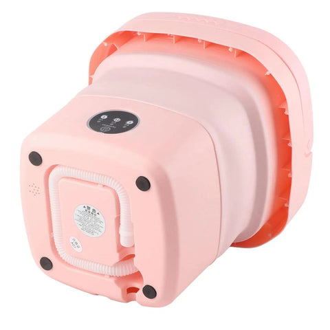 Tiny But Mighty Foldable Mini Washer Skip The Hand Wash Headache Grab And Go Compact Wash Station With Built In Drain Basket for delicate laundry