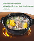 Silky Smooth Lazy Susan Turntable Crafted From Hella Durable Tempered Glass For Effortless 360 Degree Serving Ideal For Family Potlucks And Cozy Tabletop Setup, showing high-temperature resistant bowl with steaming food.