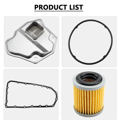 Nissan Transmission Filter And Oil Pan Gasket Kit For Altima Rogue Juke NV200 1.6L 2.0L 2.5L 3.5L With JF011E Gearbox components