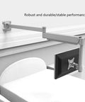 No Hassle Wall Mount Monitor Arm Straight Up Perfect For Your Gaming Office Setup Extra Long Gas Spring Mount on wall.