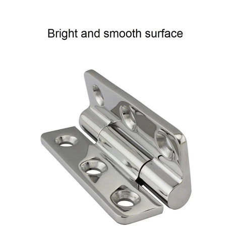 4 Pack 120 Mm 304 Stainless Steel Hinges Featuring A Kickass Mirror Polish Finish For Marine Boat Hardware And Heavy Duty Cabinet Doors. Bright, smooth, shiny surface.