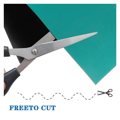 Scissors cutting Anti Static Silicone Work Mat For Electronics Repair 60x240cm Heat Resistant Soldering Surface.