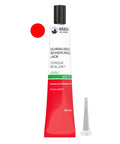 Red 50ml Tamper Proof Indicator Pen For Threadlocker Sealant Security Marker For Sealing And Tamper Detection Ideal For Automotive And Aviation Screw And Plug Connections Made In Germany Since 1962 showing the front view with nozzle cap unattached.