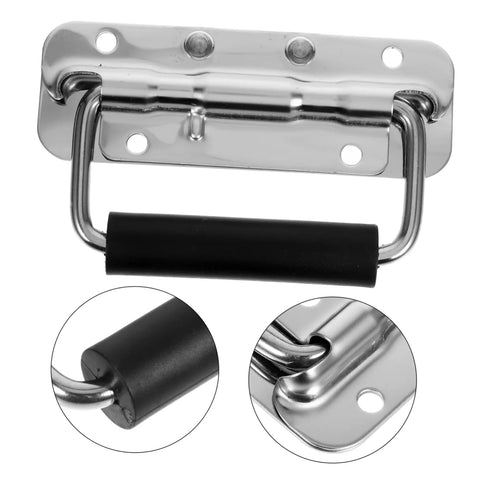 Heavy Duty Folding Steel Handle With Comfy Grip For Garage Doors And Toolboxes Badass Portable Lift Assist Perfect For Quick Home Fixes And On The Road Repairs Without The Hassle