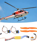 High Performance Brushless Motor And ESC Combo Kit For 400 To 450 RC Planes And Helicopters, 9G SG90 KV2200 Motor, 6035 Propeller, 30A ESC