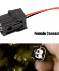 Plug And Play Muzzler Harness Disable Kit For Honda Odyssey Ridgeline Pilot Accord And Acura 3.5L V6 Engines shown with female connector