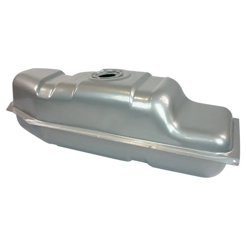 Side view of beefed up 20 gallon gas tank replacement for Chevy S10 GMC S15 Sonoma and Syclone 1985 1995 models direct fit OE style