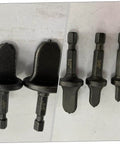 Close-up of swaging bits from the 5 Piece HVAC Tube Expander Kit With Pro Flaring Tool And Swaging Bits For Tube Flaring Made Of Bearing Steel