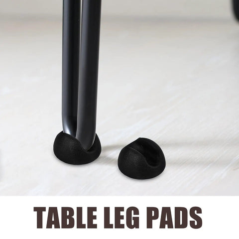 12 Piece Set Hairpin Table Leg Caps Rubber Feet For Furniture Easy Clip On Install Wear Resistant PVC Hemispherical Floor Protectors For Homes And Offices
