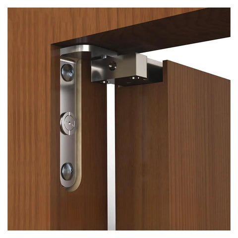 3D Adjustable Concealed Hinge for Heavy Wooden Doors with Hidden Door Hardware Height Side and Compression Adjustment Top Bottom Pivot