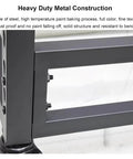 Dang Sturdy Heavy Duty Vinyl Roll Storage Rack, metal construction detail showing robust design and secure bolts.