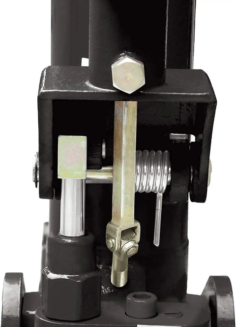 Dual Position Hydraulic Floor Jack For Forklifts With Flat Or Edged Lifting Surfaces, 5 Ton (10,000 Lb) Capacity, Heavy Duty Steel Construction, Black Finish, Ideal For Tire Changes And Quick Lift Jobs