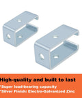 Heavy Duty Intermediate Support Hanger Bracket For 1-5/8 Inch Strut Channel, Hot Dip Galvanized Steel, set of two brackets