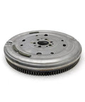Premium 7 Speed DQ200 0AM Automatic Transmission Clutch Flywheel Kit With Precision ECU Actuator Fits Golf And Skoda For Heavy Duty 6 Bolt 132 Tooth Setup viewed from side angle showing metal construction.