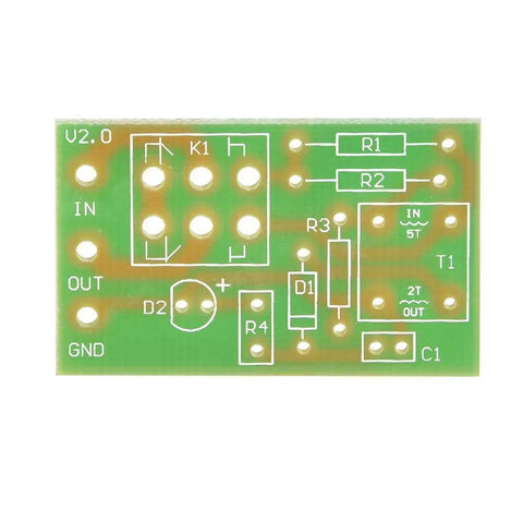 PCB for 1-30 MHz Manual Antenna Tuner Kit For HAM Radio QRP DIY Project With Standing Wave Directions, Compact T-Type Network