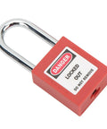Lockout Tagout Kit With Non Conductive Padlock And 6 Hole Steel Hasp Tamper Proof For Industrial Equipment Maintenance Work 1 Inch Shackle