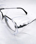 Six Pair Safety Eye Glasses Side Shields Clear Flexible Slip On Shield For Small To Medium Eyeglasses Soft TPU Cushioned Fit
