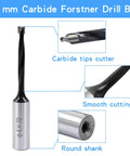 3 mm Carbide Tip Forstner Drill Bit built heavy with carbon steel shaft for precise flat bottom holes.