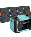 Heavy Duty Solar Generator Kit with 1800W Power, 200W Solar Panel, LiFePO4 Battery, Clean Energy for Backup and Camping