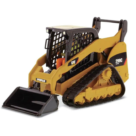 299C Compact Track Loader Model Diecast Collectible From Core Classics Series with yellow finish and operator figure