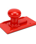 Hardcore Jointer Push Block For Bulletproof Safety Cuts With Rugged Abs Shell And Comfy Grip, red, durable, for safe woodworking.