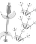 Durable Galvanized Steel Countertop Connectors Set Of 10 Pro Grade For Easy No Fuss Worktop Joining Drawbolt Clamp Design