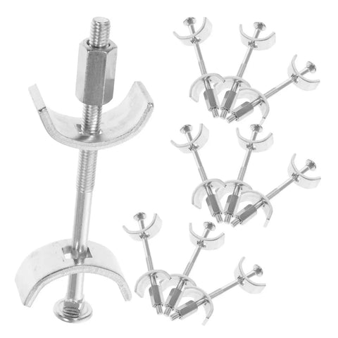 Durable Galvanized Steel Countertop Connectors Set Of 10 Pro Grade For Easy No Fuss Worktop Joining Drawbolt Clamp Design