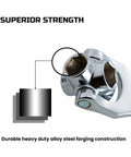 Close-up of 8 In 1 Socket Wrench Set With 8 To 21 mm Metric Range Flexible Dog Bone Universal Hex Spanner 360 Degree Rotating Head
