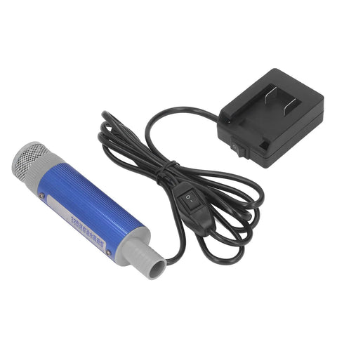 Heavy Duty 12V Electric Submersible Pump For Water And Oil Transfer With Built In Bottom Filter Stainless Steel Build Fits Standard 5.1 Cm Drums Perfect For Agricultural Sites Farming Tasks And Portable Fluid Handling Jobs Around The Shop